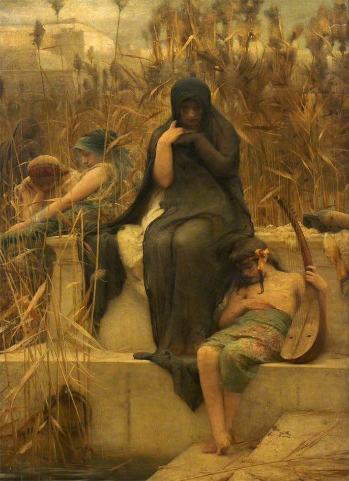 "By The Waters Of Babylon," by Arthur Hacker.