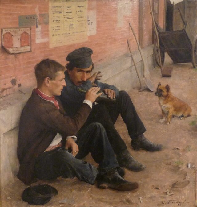 Inspiration: “Les Buveurs,” by Emile Friant