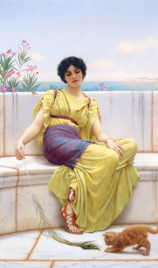 "Idleness," by John William Godward.