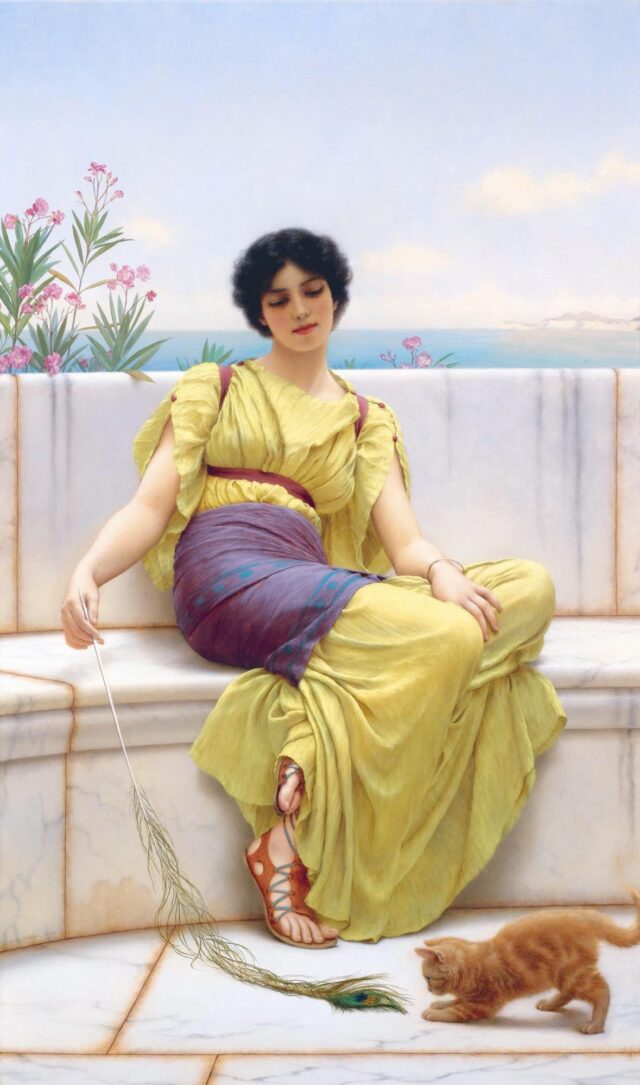 Inspiration: “Idleness,” by John William Godward