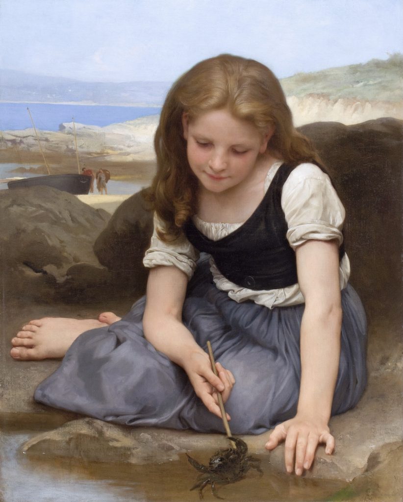 "Le Crabe," by William Adolphe Bouguereau.