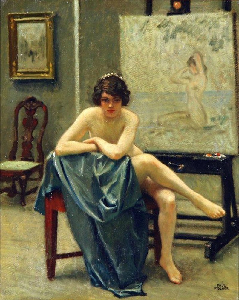 Inspiration: “Seated Model in The Artist’s Studio”