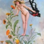 "The Butterfly," by Luis Ricardo Falero.