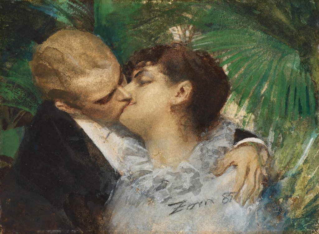"The Embrace," by Anders Zorn.