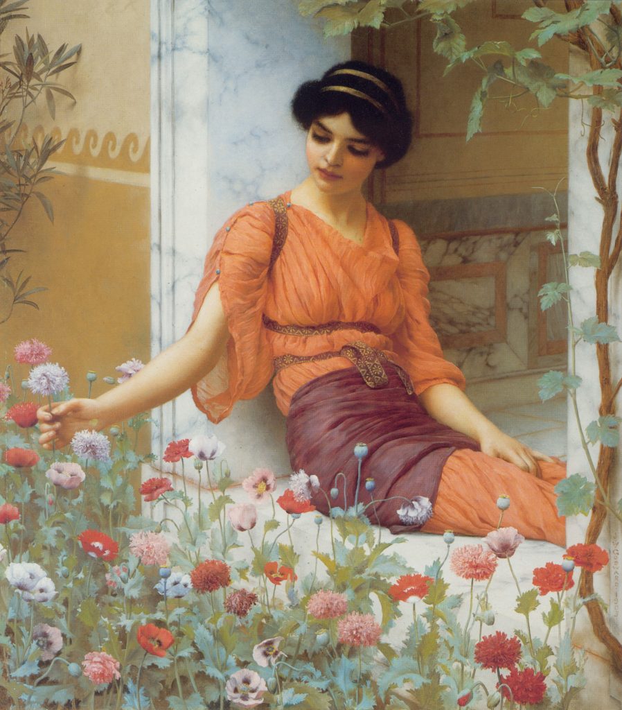 "Summer Flowers," by John William Godward.