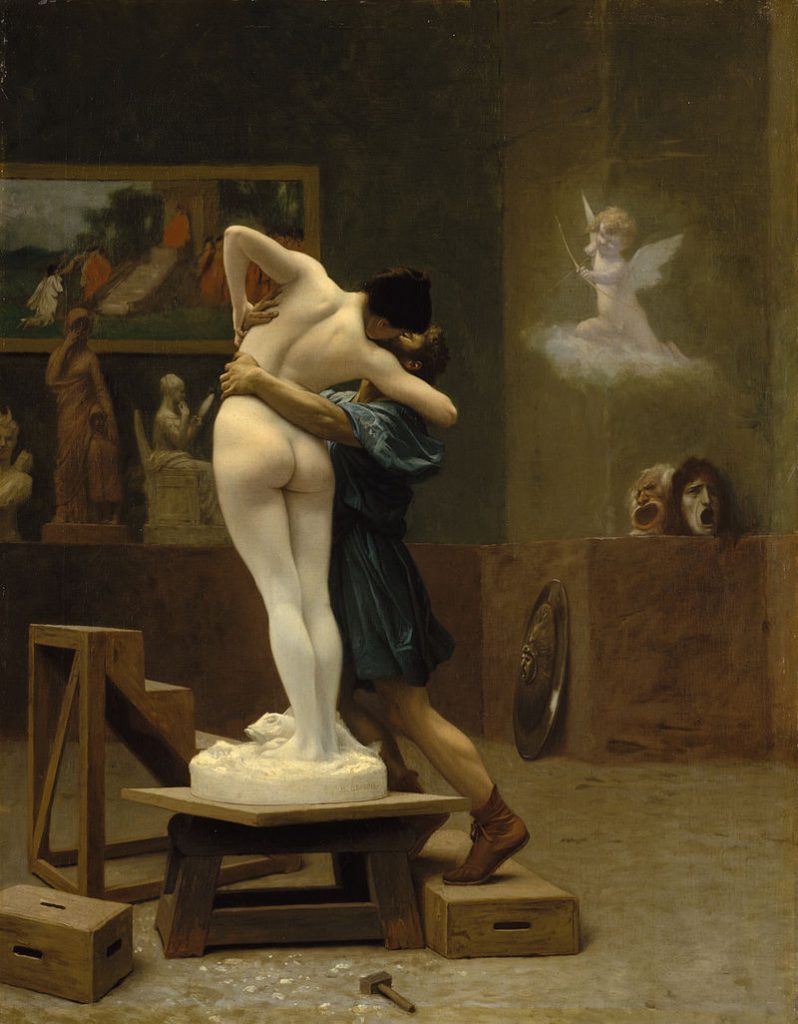 "Pygmalion And Galatea," by Jean-Leon Gerome.