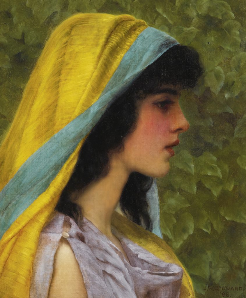 "Melissa," by John William Godward, 1898.