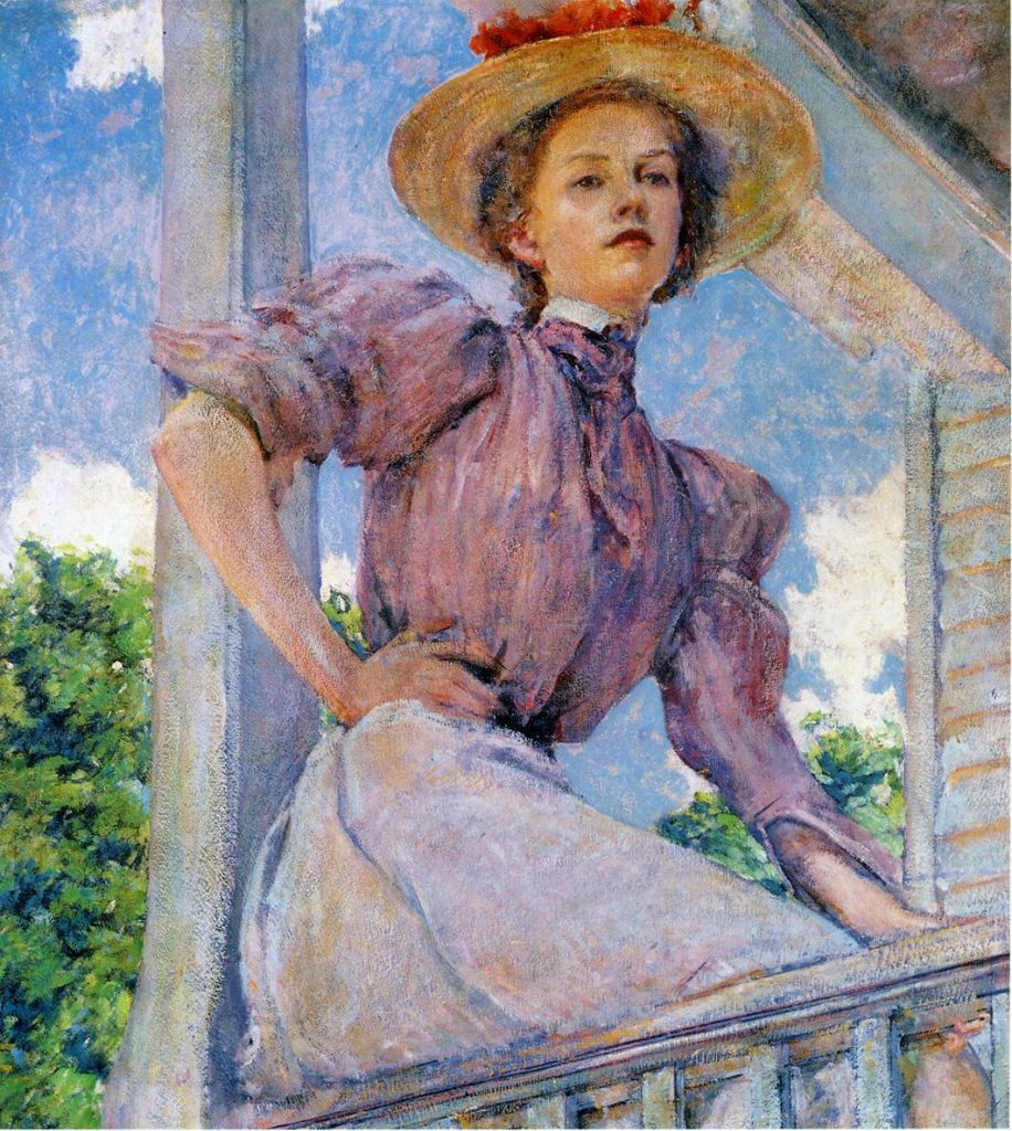 "A Summer Girl," by Robert Lewis Reid