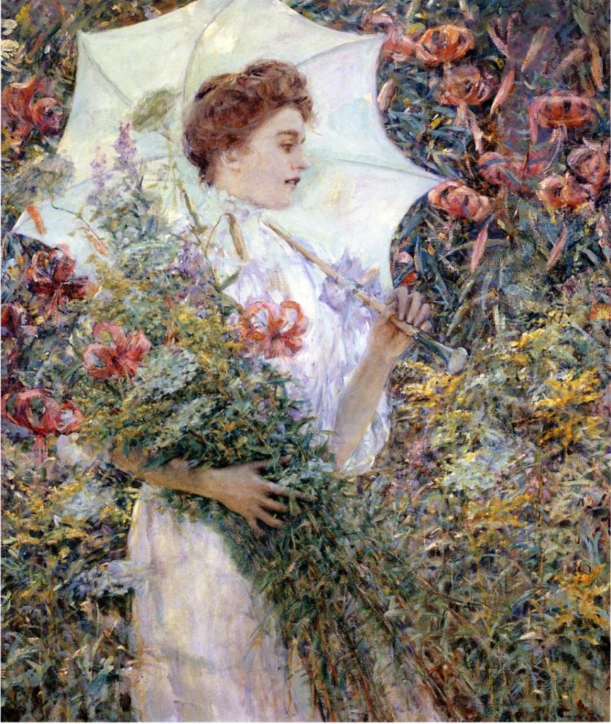 "The White Parasol," by Robert Lewis Reid