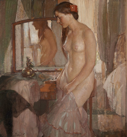 "Standing Nude," by Richard Edward Miller.