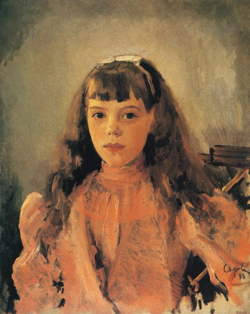 "Portrait Of Grand Duchess Olga Alexandrovna," by Valentin Serov.