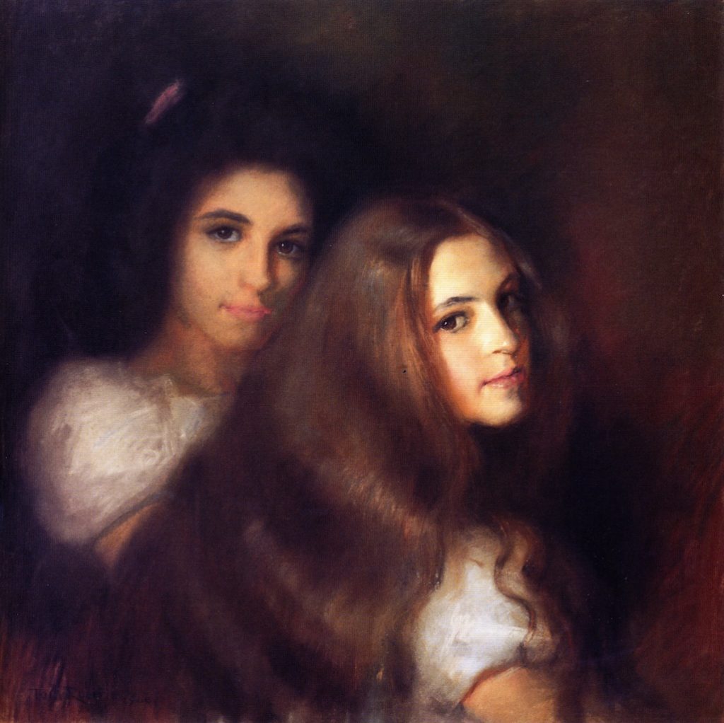 "Elizabeth and Carmen Pinschof," by Tom Roberts