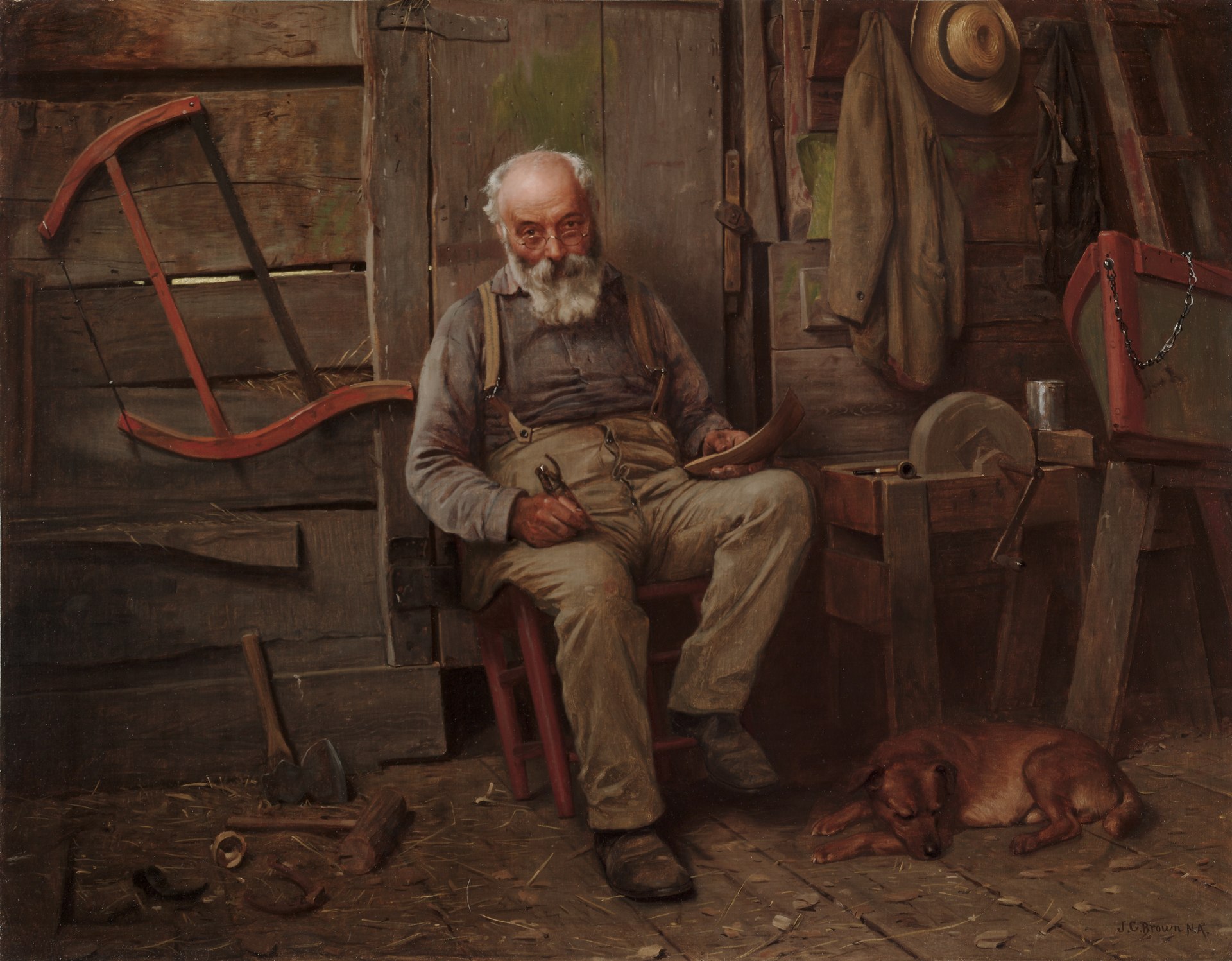 Inspiration: “Boat Builder,” by John George Brown