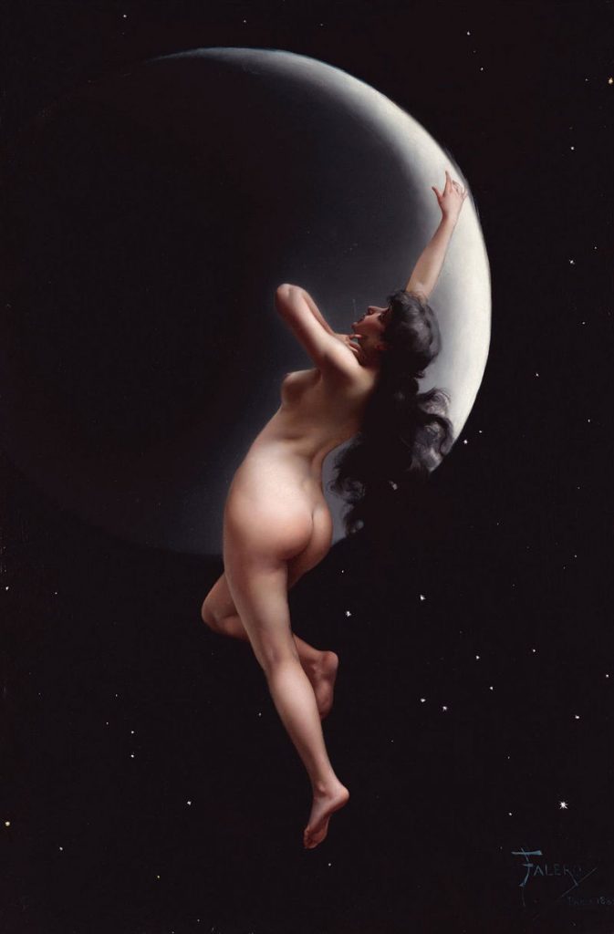"Moon Nymph," by Luis Ricardo Falero.