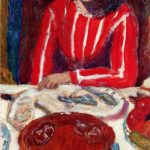 "Woman At The Table," by Pierre Bonnard.