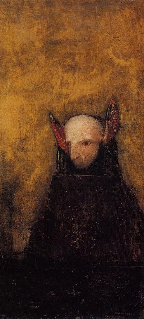 "The Monster," by Odilon Redon.