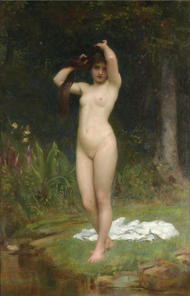 "A Woodland Nymph," by Philip Hermogenes Calderon