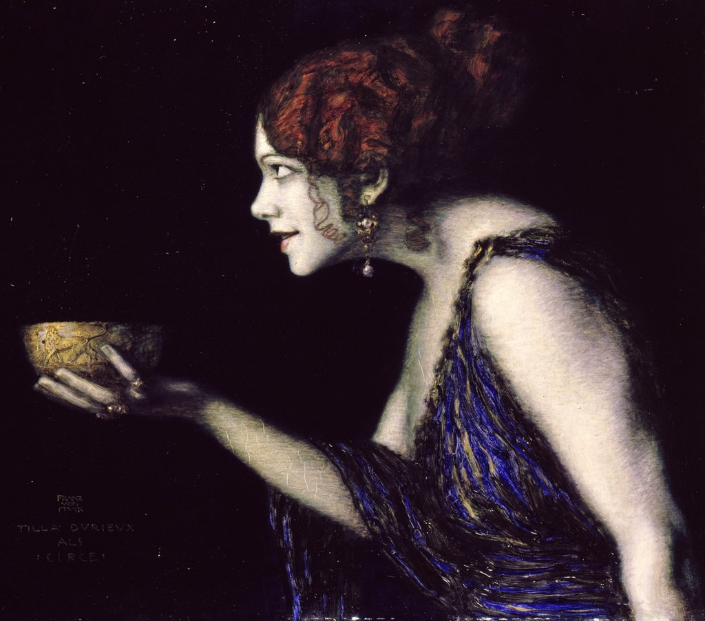 "Tilla Durieux Als Circe," by Franz Von Stuck.
