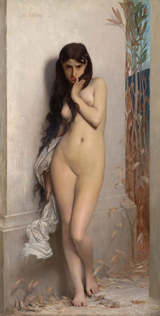 "The Grasshopper," by Jules Joseph Lefebvre.