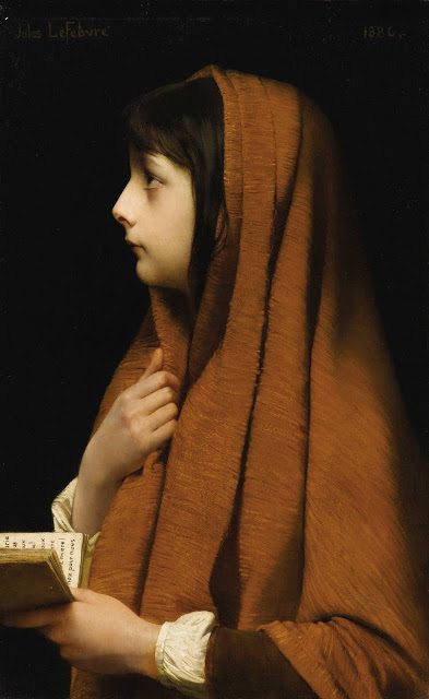 "Girl With Book," by Jules Joseph Lefebvre.
