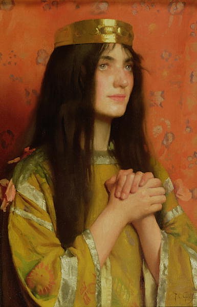 "La Reine Clothilde," by Thomas Cooper Gotch.