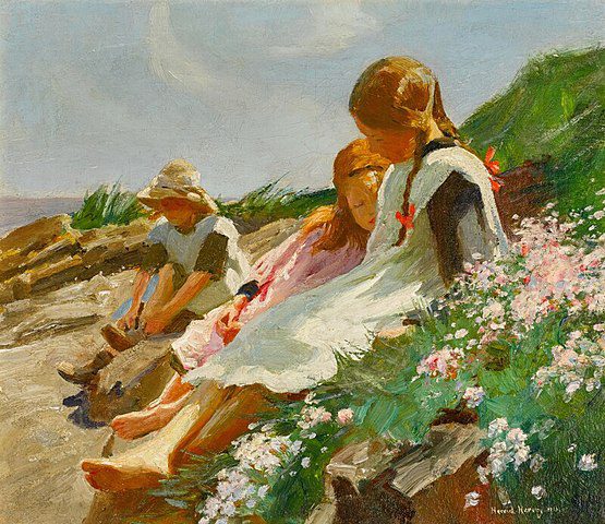 "Sea Pinks," by Harold Harvey.