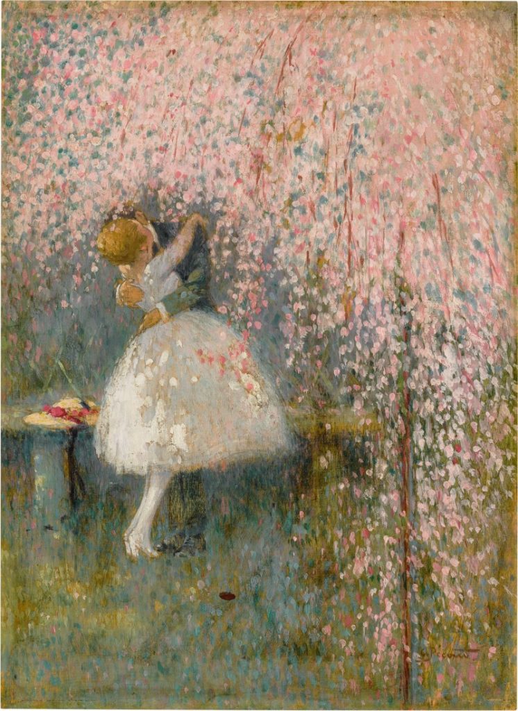 "Sous L'Arbre Rose," by Gaston La Touche