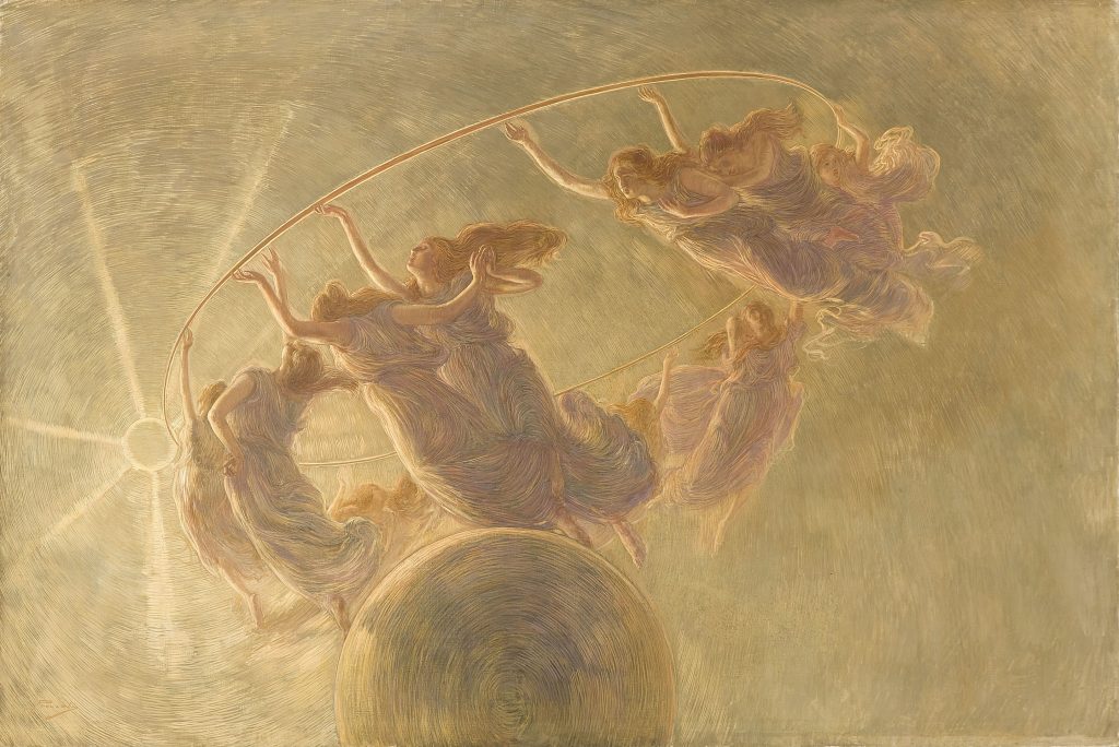 "La Danza Delle Ore," by Gaetano Previati.