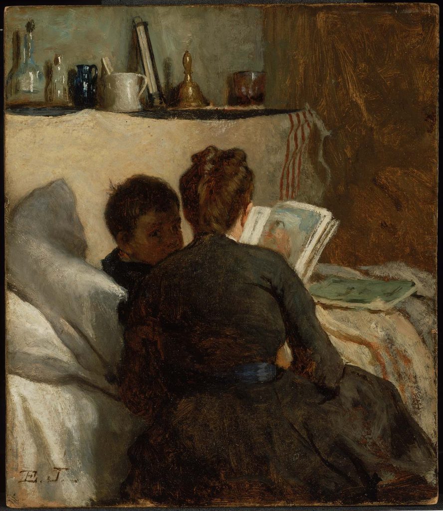 "The Little Convalescent," by Eastman Johnson.