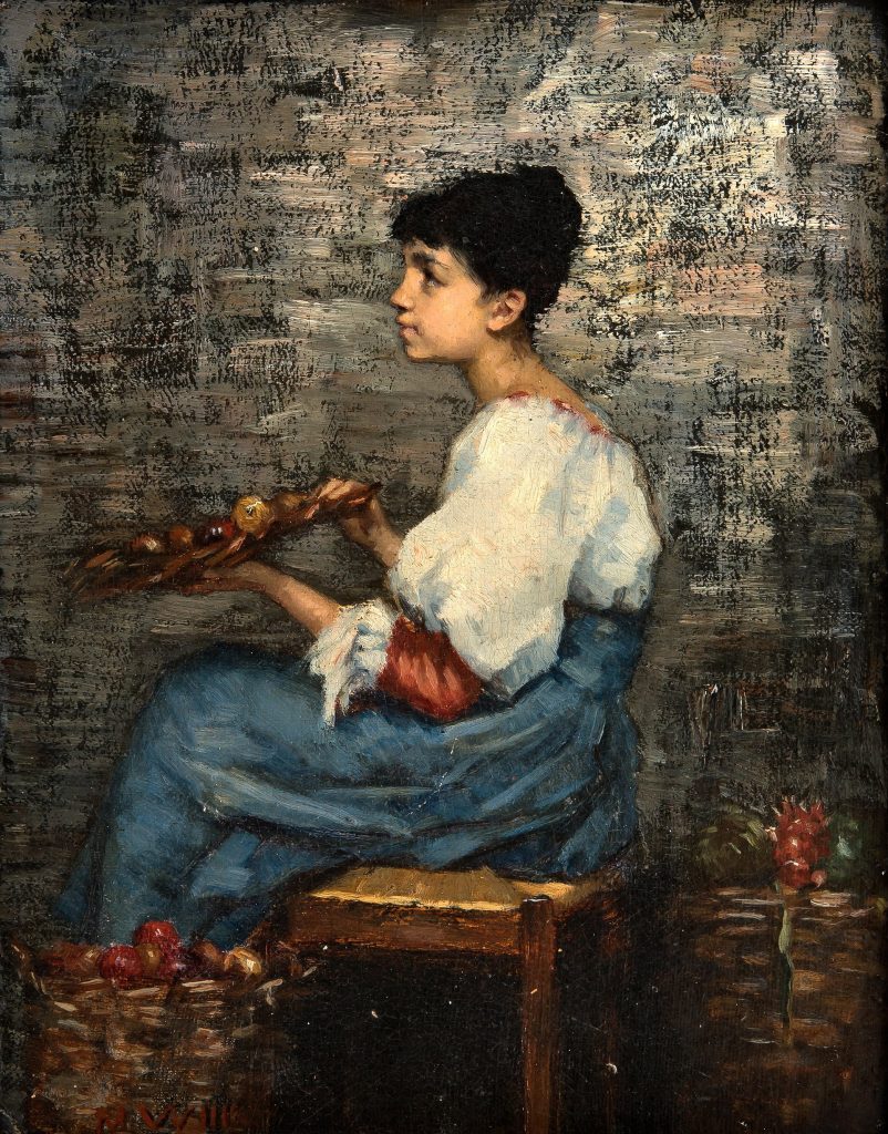 "Fruit Seller," by Maria Wiik.