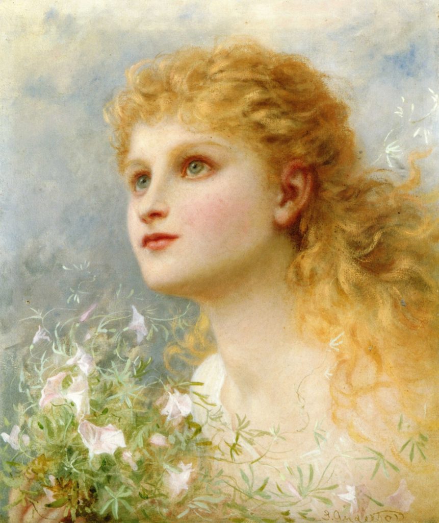 "Heavenwards," by Sophie Gengembre Anderson.