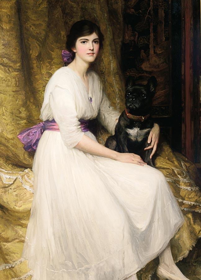 "Portrait Of The Artist's Niece Dorothy," by Frank Dicksee.