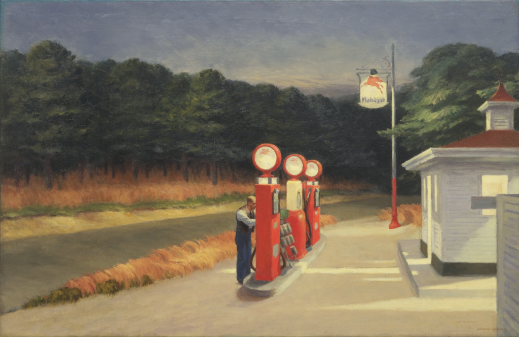 "Gas," by Edward Hopper.