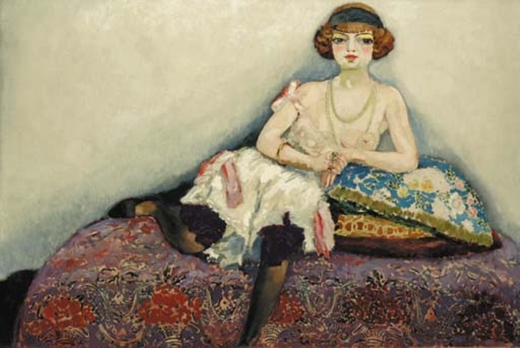 "Woman With Black Stockings," by Kees van Dongen.