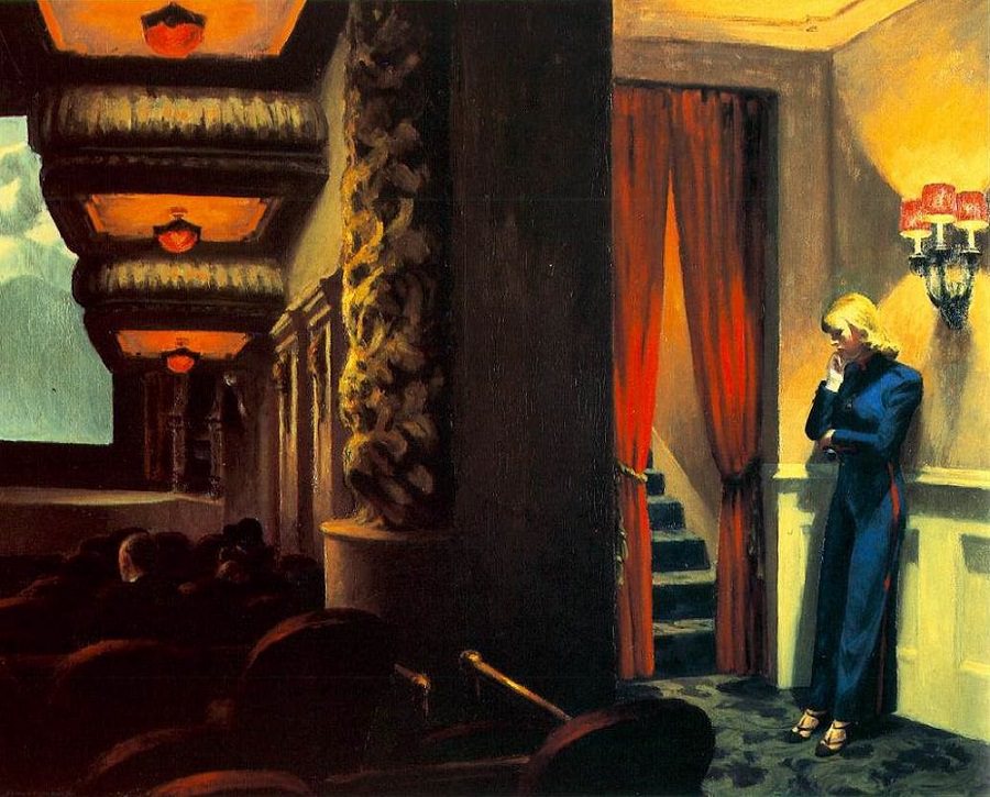 "New York Movie," by Edward Hopper.