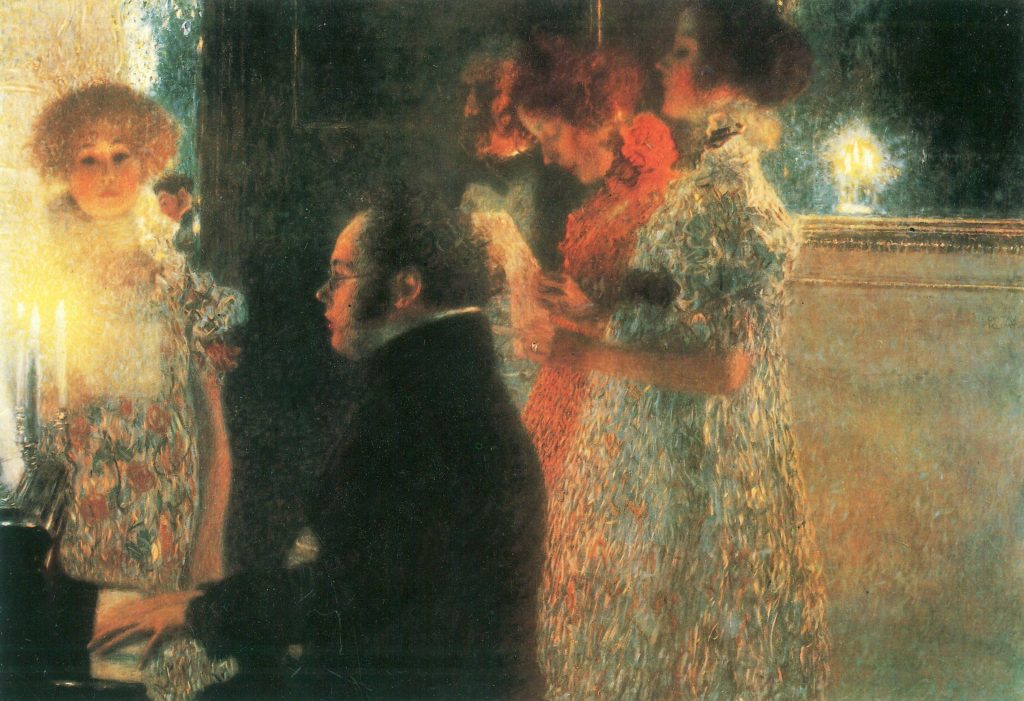 "Schubert," by Gustav Klimt.