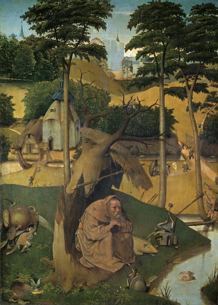 "The Temptation Of St. Anthony," by Heironymus Bosch (scaled).