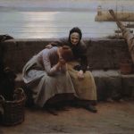 "Never Morning Wore To Evening But So Me Heart Did Break," by Walter Langley.