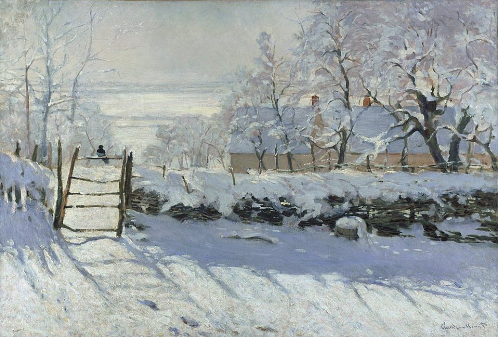"The Magpie," by Claude Monet.