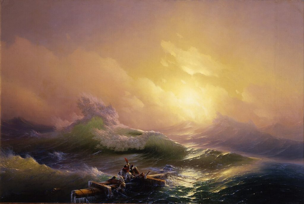 "The Ninth Wave," by Ivan Konstantinovich Aivazovsky