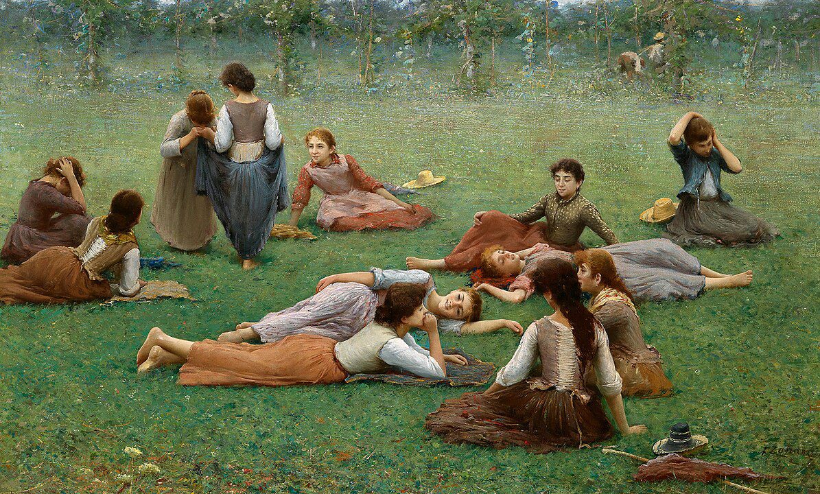 "After The Game," by Fausto Zonaro.