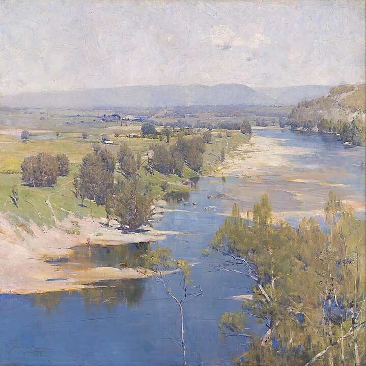 "The Purple Noons Transparent Might," by Arthur Streeton.