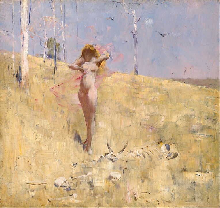 "The Spirit Of The Drought," by Arthur Streeton.