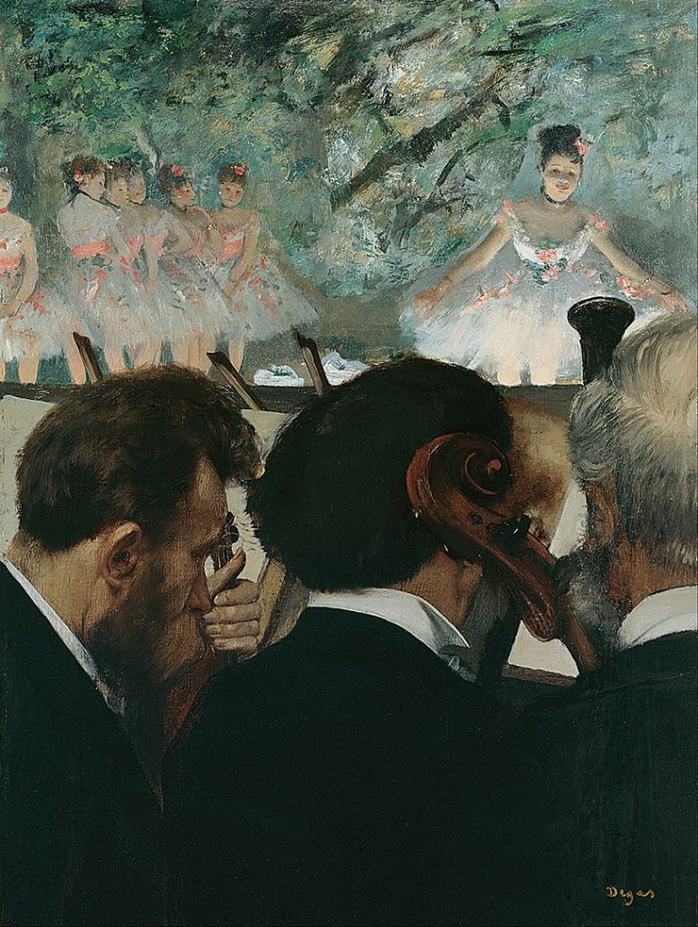 "Orchestra Musicians," by Edgar Degas.