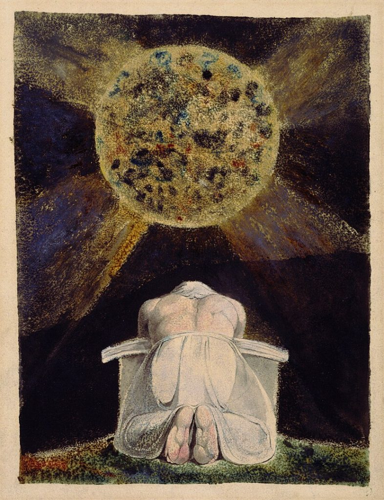 "Frontispiece To The Song Of Los," by William Blake.