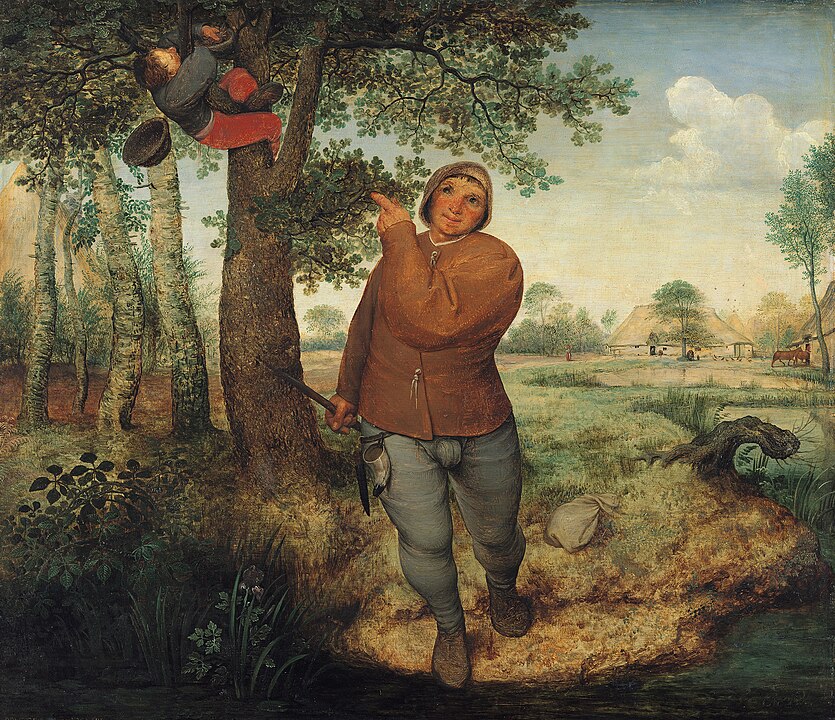 "The Peasant And The Birdnester," by Pieter Bruegel the Elder.