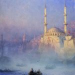 "Constantinople La Mosquee De Top Kahne," by Ivan Konstantinovich Aivazovsky