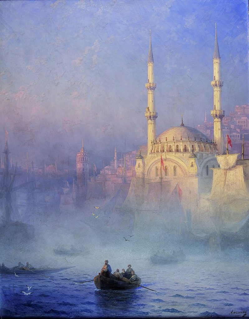 "Constantinople La Mosquee De Top Kahne," by Ivan Konstantinovich Aivazovsky