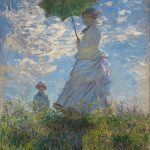 "Woman With A Parasol," by Claude Monet.