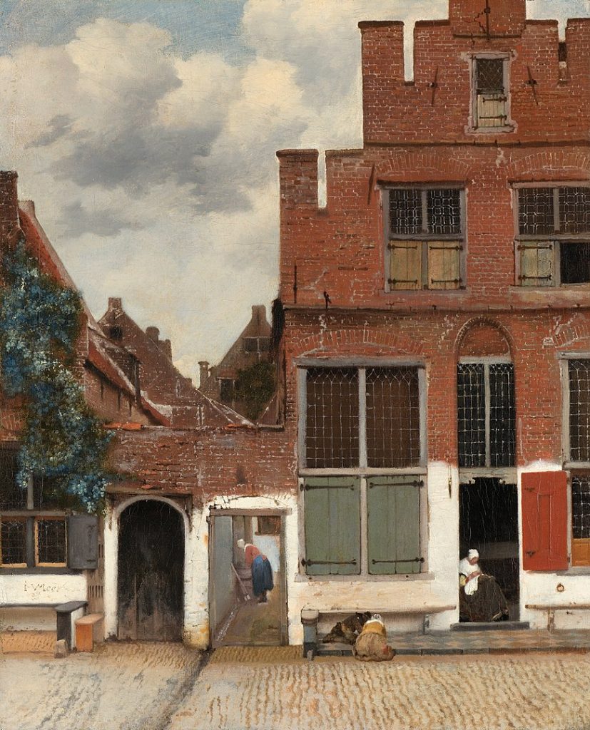 "Gezicht Op Huizen In Delft Bekend Als Het Straatje," by Johannes Vermeer.